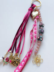 Bag charm Classy - roze