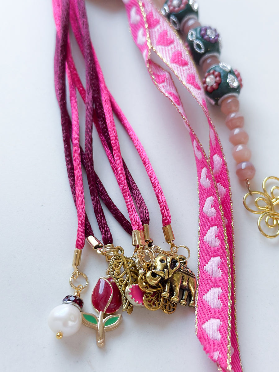 Bag charm Classy - roze