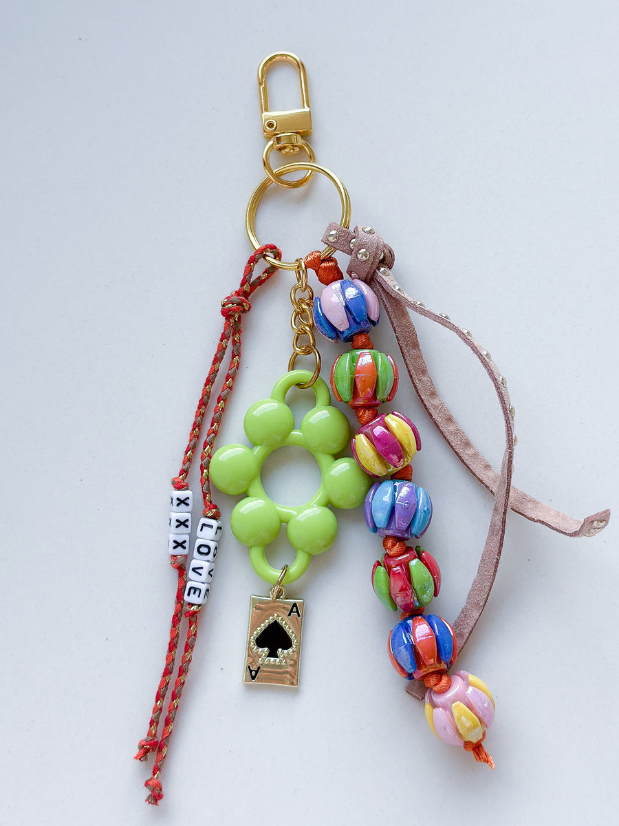 Bag charm Happy - groen