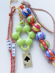 Bag charm Happy - groen