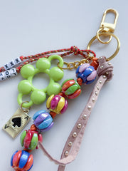 Bag charm Happy - groen