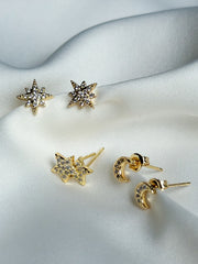 Earrings studs - star