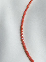 Chain cut glass - orange