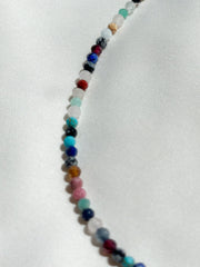 Ketting natuursteen - multi colori