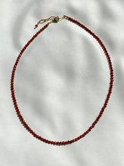 Ketting natuursteen - red jasper