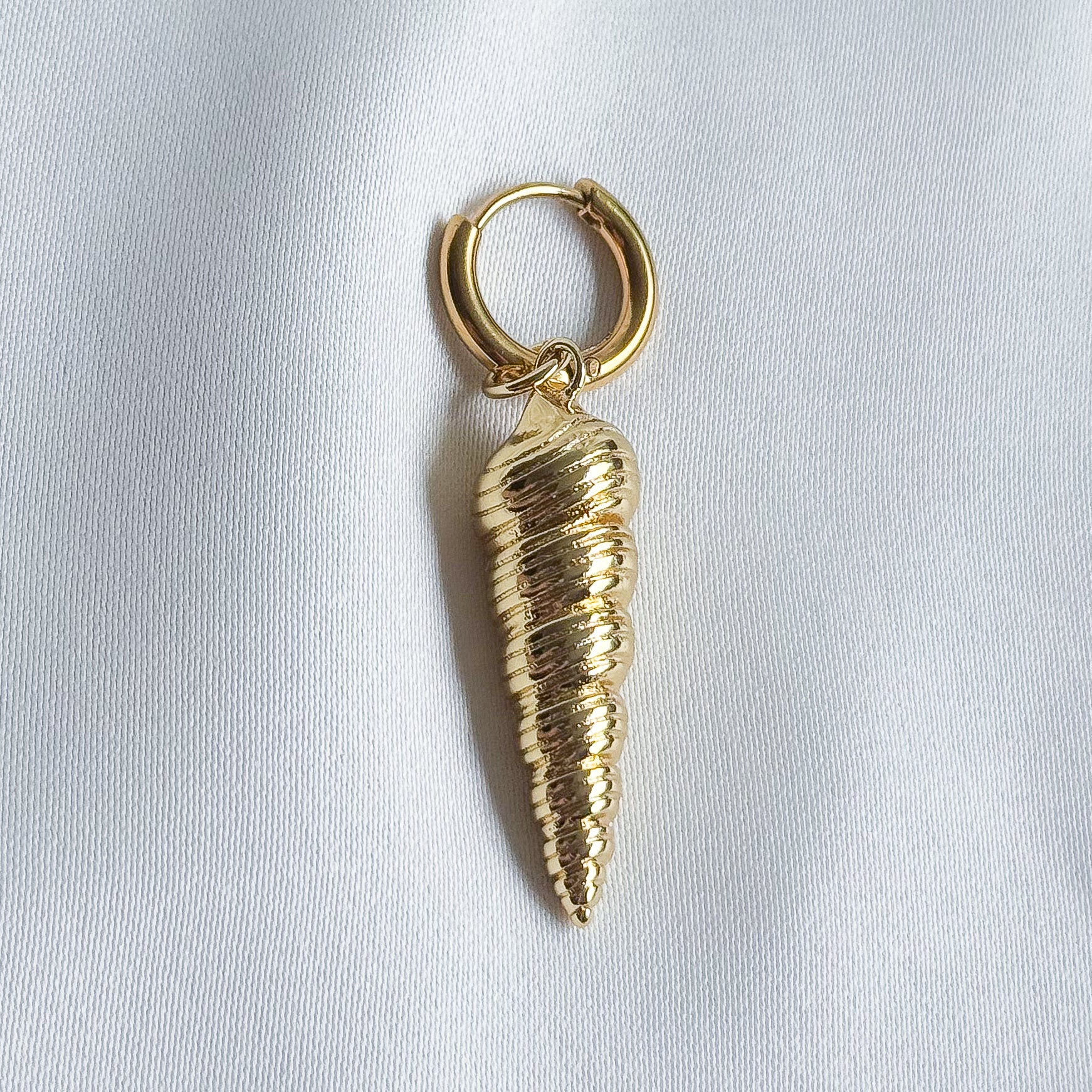 Oorbel single - Sea Collection - schelp