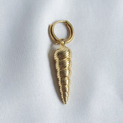 Oorbel single - Sea Collection - schelp