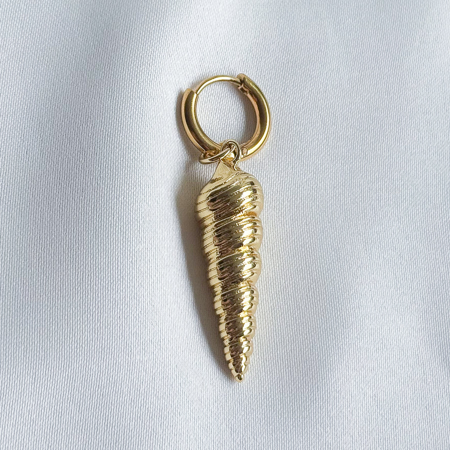 Oorbel single - Sea Collection - schelp