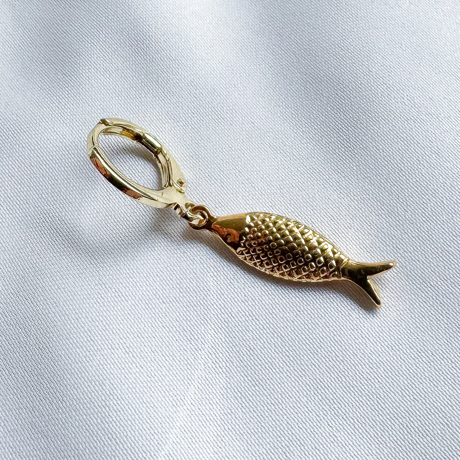 Oorbel single - Sea Collection - visje