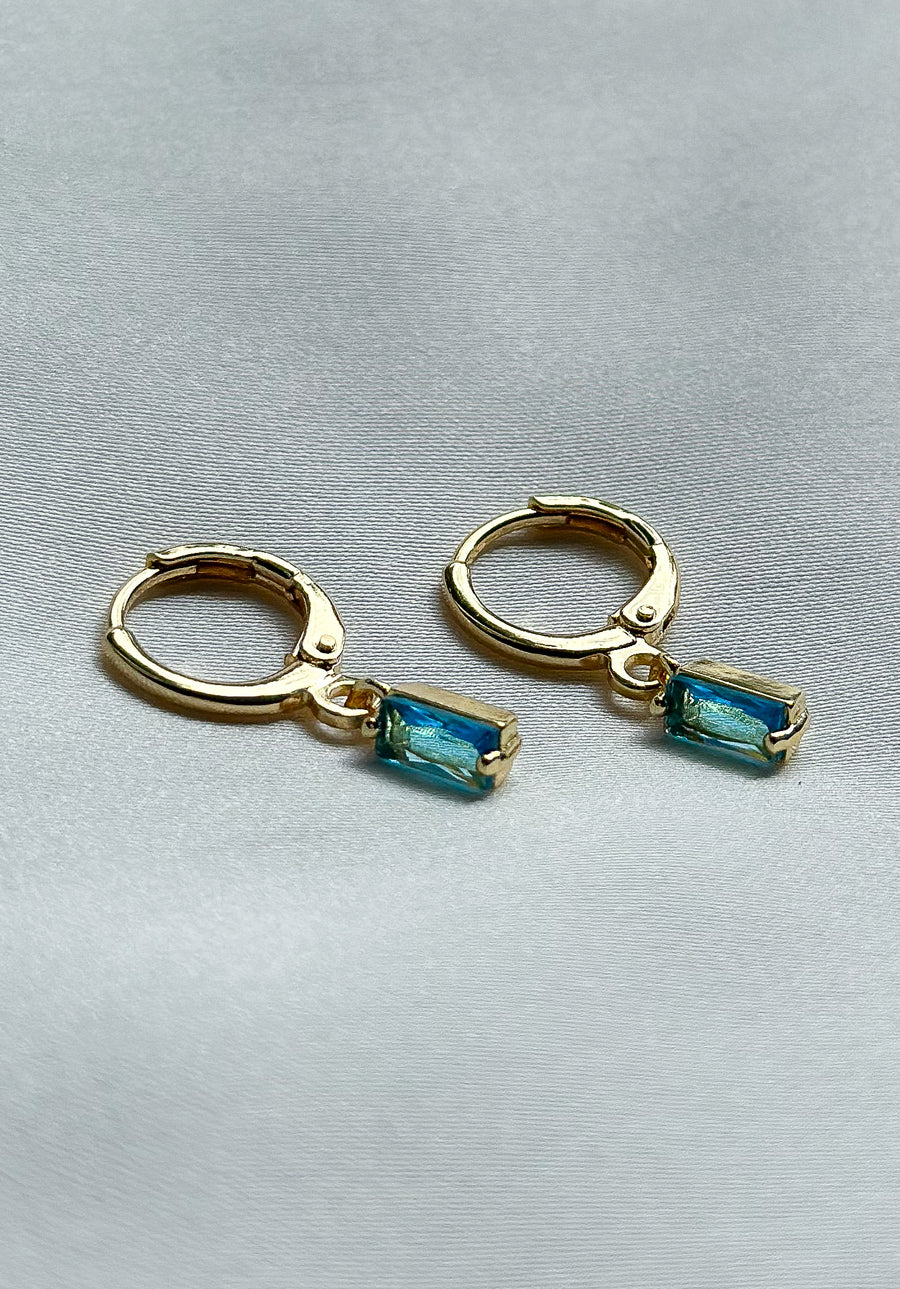 Earrings pendant - turquoise stone