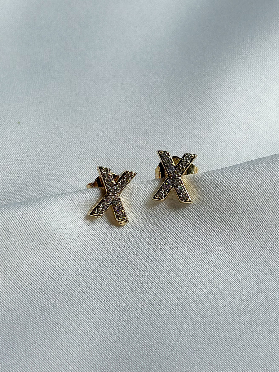 Stud earrings - XX