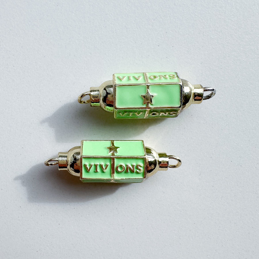 Bedel Connector - groen & roze