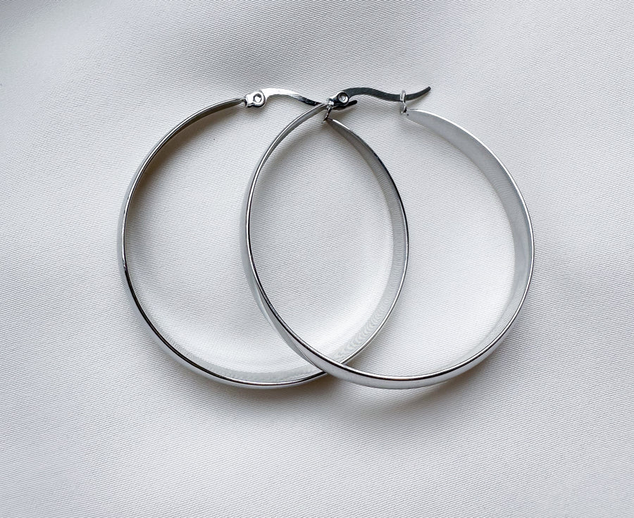 Big hoop silver