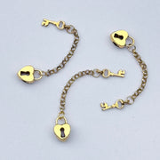 Bedel hartje ketting sleuteltje