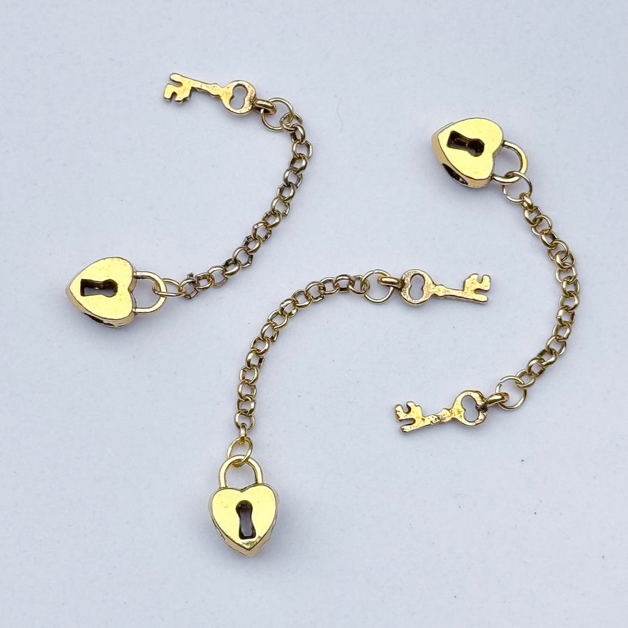 Bedel hartje ketting sleuteltje