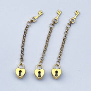 Bedel hartje ketting sleuteltje