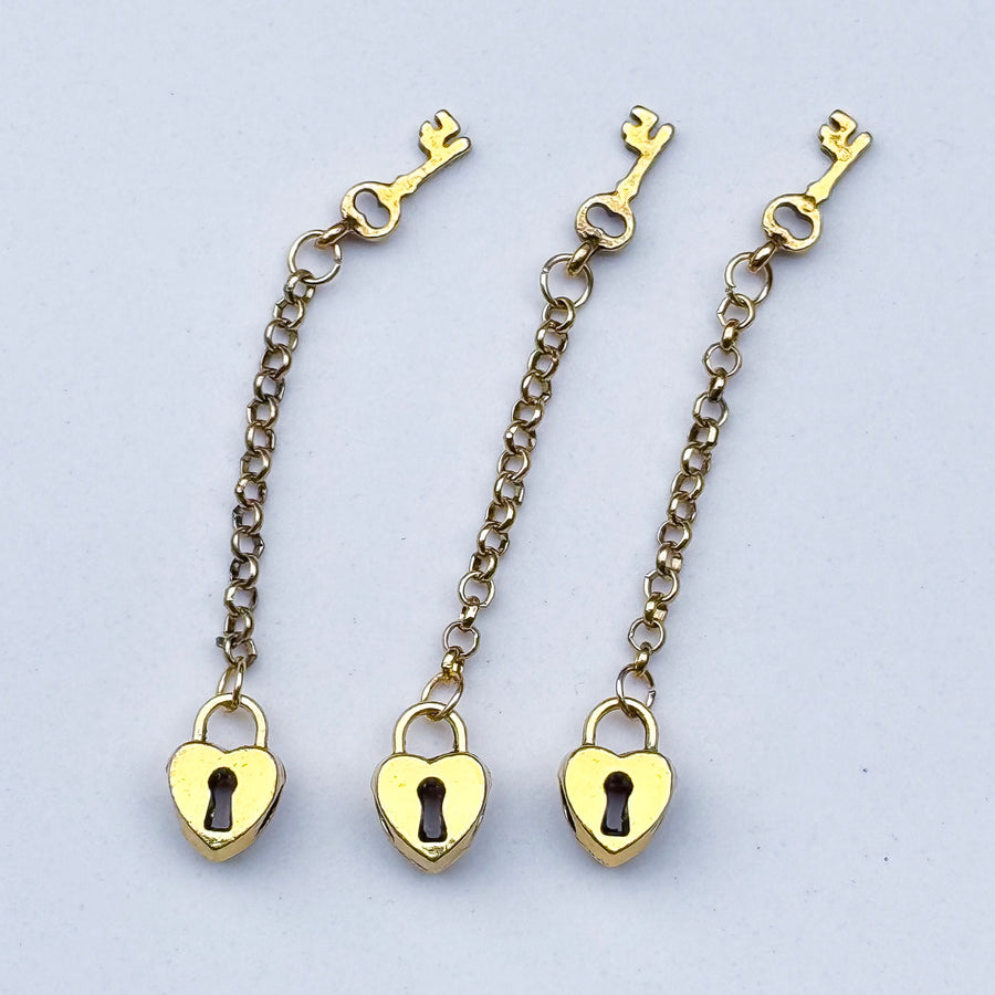 Bedel hartje ketting sleuteltje