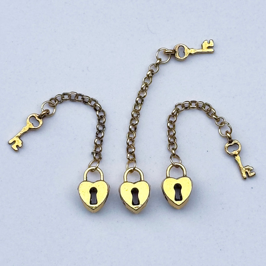 Bedel hartje ketting sleuteltje